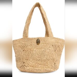 Kurt Geiger NWT Raffia Large Tote & Dustbag